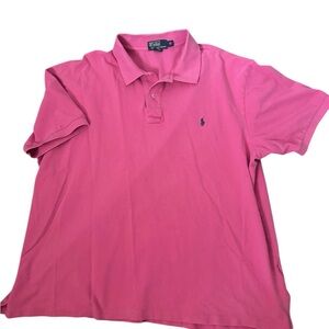 Y2K Polo Ralph Lauren Hot Pink Polo – Big & Tall, Preppy Core, Clean Fit (3XL)